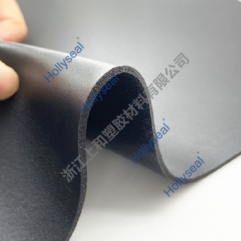 Hollyseal?2mm Thick Medium Density Compressible Black PVC Foam for Gap Filling