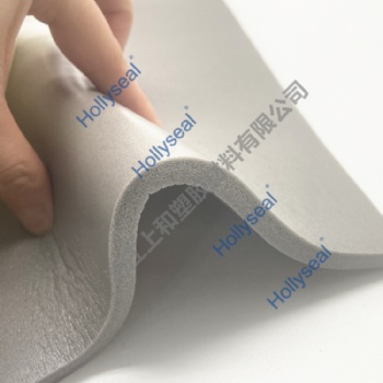 6.4mm Thick Low Density Quick Recovery Grey PVC Foam