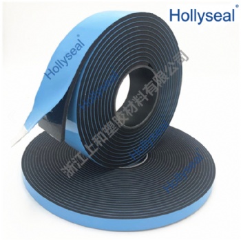 Hollyseal? Closed-cell Black PVC Foam Glazing Tape