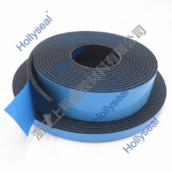 Hollyseal? Closed-cell Black PVC Foam Glazing Tape