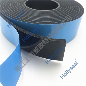 Hollyseal? Closed-cell Black PVC Foam Glazing Tape